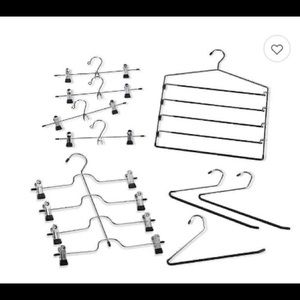 4 tier clip and 5 tier bar pant hangers